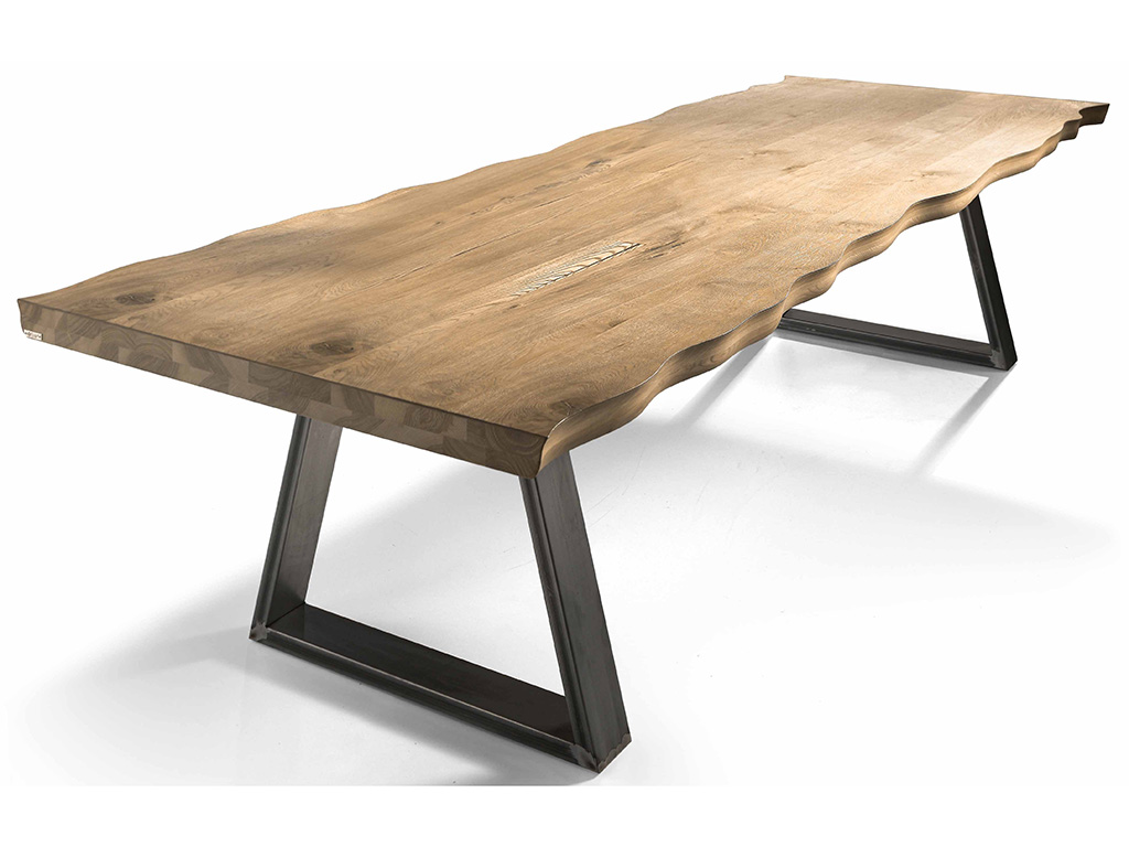 Manto a pesar de Oso mesa comedor tronco extremo con patas p-36