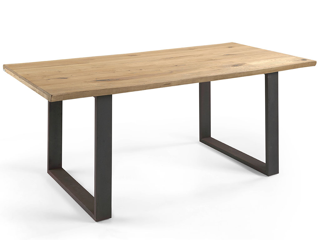 mesa de comedor milan en fresno viejo y patas p-5 mesa de comedor milan en fresno viejo y patas p-5