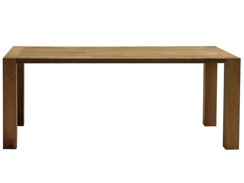 mesa de comedor en roble marinado con estructura y tapa maciza mesa de comedor en roble marinado con estructura y tapa maciza