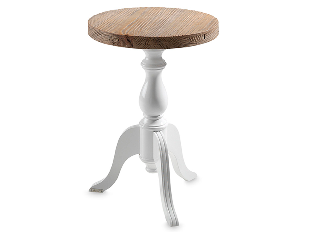 velador evolucion con patas torneadas