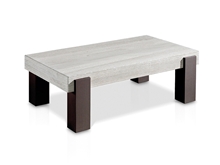 Table basse avec plateau rayé Evolución