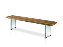 BANCO PARA MESA COMEDOR DE PATAS CRISTAL