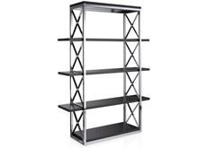 Suspirarte Metal Bookcase with Cross-Shaped Uprights
