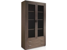 Suspirarte 100 cm Oak Glass Cabinet