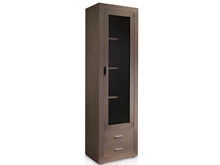 Suspirarte 56 cm Oak Glass Cabinet